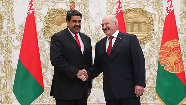 Встреча президента Белоруссии Александра Лукашенко с президентом Венесуэлы Никалосом Мадуро. 5 октября 2017