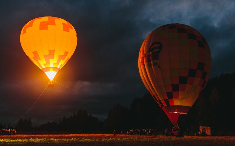 Участники фестиваля воздушных шаров SkyFlyFest 2017 в Ивановской области