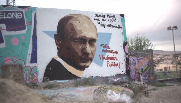 Пацифист, с днем рождения – как в Барселоне и Париже поздравили Путина с юбилеем