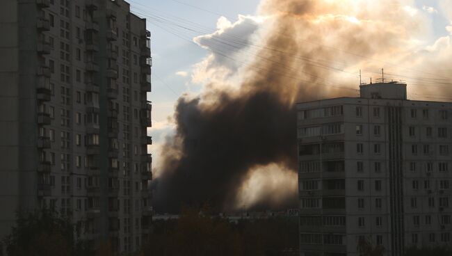 Пожар в торговом комплексе Синдика. 8 октября 2017