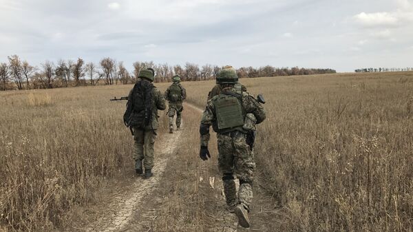 Бойцы разведывательно-штурмового батальона, Донбасс