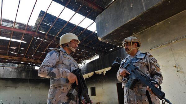 Военнослужащие Саудовской Аравии в округе Джизан, подвергшемся обстрелу со стороны Йемена. Архивное фото