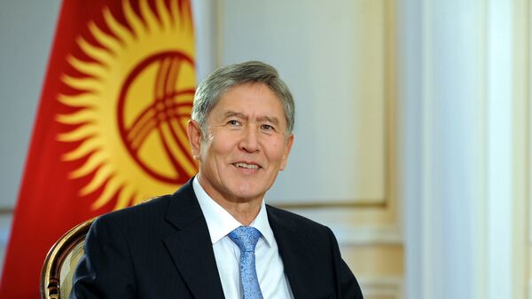 Президент Кыргызской Республики Алмазбек Атамбаев. Архивное фото