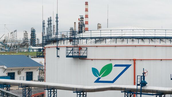 Биологические очистные сооружения на Московском нефтеперерабатывающем заводе Газпром нефти