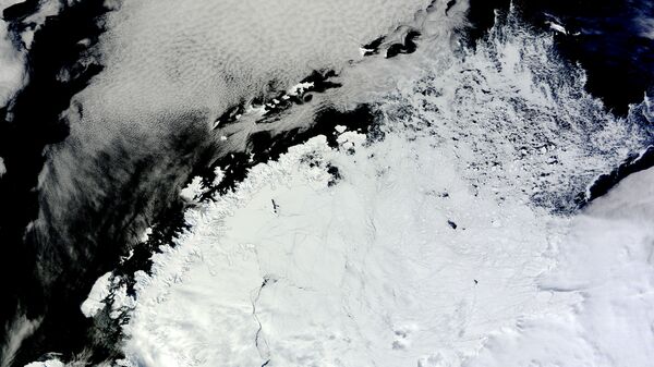 Отверстие в районе моря Уэдделла в Западной Антарктиде