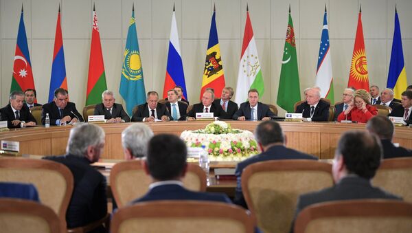 Заседание Совета глав государств – участников СНГ в Сочи. 11 октября 2017