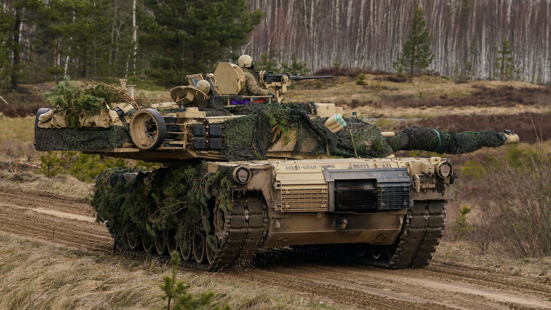 Танк M1 Abrams на международных военных учениях Summer Shield XIV в Латвии - РИА Новости, 1920, 04.02.2021