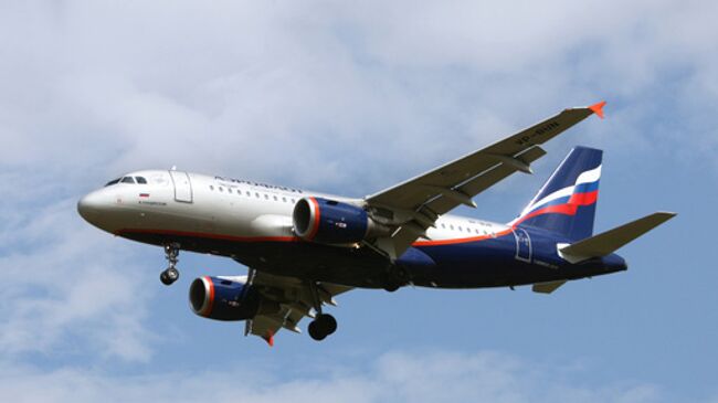 Пассажирский самолет Airbus A319 авиакомпании Аэрофлот