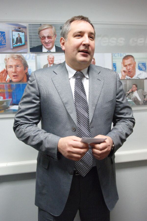 Постоянный представитель РФ при НАТО в Брюсселе Дмитрий Рогозин