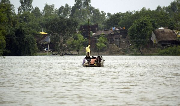 Наводнение на севере Индии