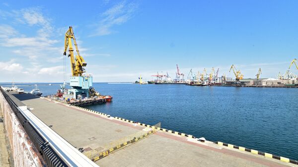 Акватория грузового порта в Одессе. Архивное фото