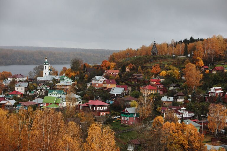 Золотая осень в Плёсе