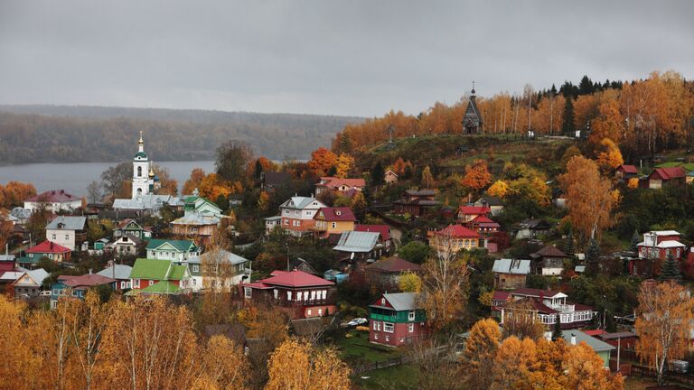 Золотая осень в Плёсе