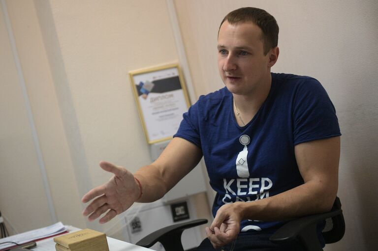 Предприниматель Павел Баздырев на предприятии Союз в Туле Предприниматель Павел Баздырев на предприятии Союз в Туле