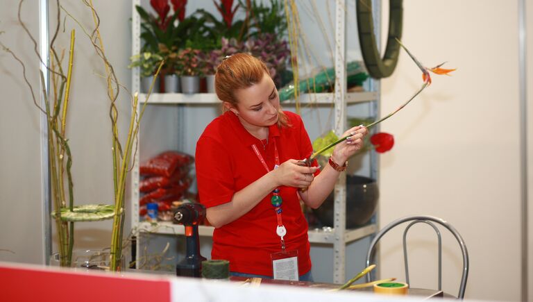 V Национальный чемпионат WorldSkills в Краснодаре. Соревнования в компетенции Флористика