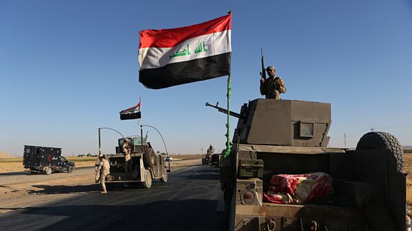 Иракские военные в районе города Эрбиля