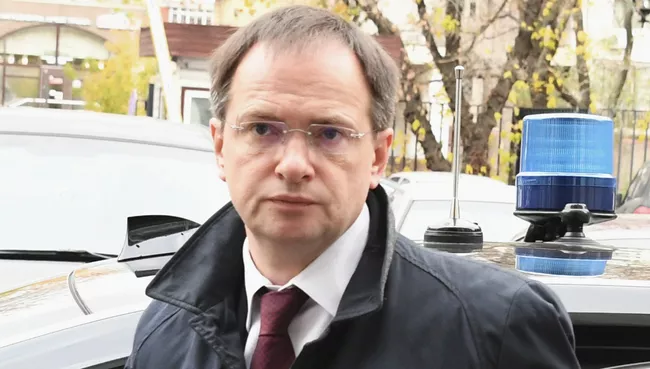 Министр культуры РФ Владимир Мединский перед заседанием президиума Высшей аттестационной комиссии при министерстве образования и науки РФ. 20 октября 2017