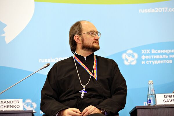 Александр Ткаченко выступил на дискуссии Всемирного Фестиваля молодёжи Александр Ткаченко выступил на дискуссии Всемирного Фестиваля молодёжи