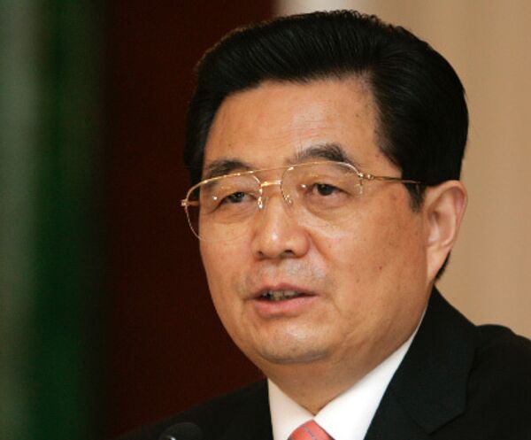 Председатель КНР Ху Цзиньтао. Архив