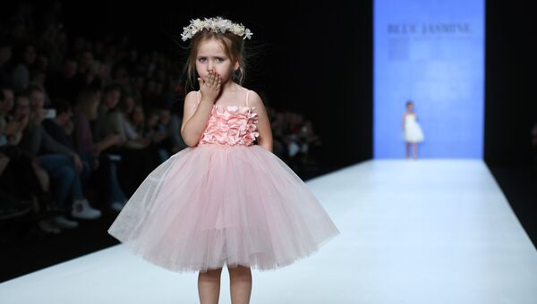 Показ детской коллекции одежды Blue Jasmine в рамках Mercedes-Benz Fashion Week Russia