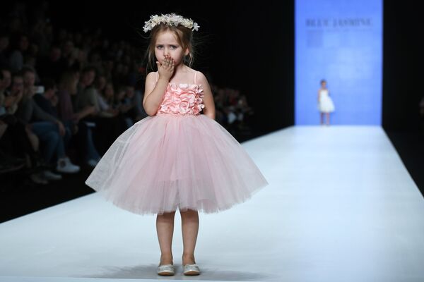 Показ детской коллекции одежды Blue Jasmine в рамках Mercedes-Benz Fashion Week Russia