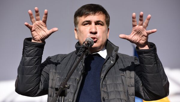 Бывший президент Грузии, экс-губернатор Одесской области Михаил Саакашвили. Архивное фото