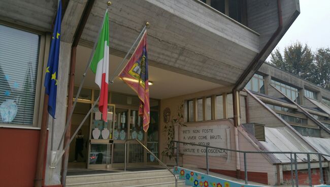 Участок для голосования на референдуме об автономии в области Венето, Италия. 22 октября 2017