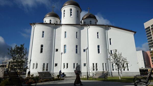 Храм преподобного Сергия Радонежского на Ходынском поле в Москве