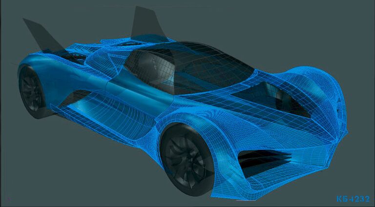 Летающий автомобиль FURIA N1 дальневосточного конструкторского бюро 4232 Летающий автомобиль FURIA N1 дальневосточного конструкторского бюро 4232