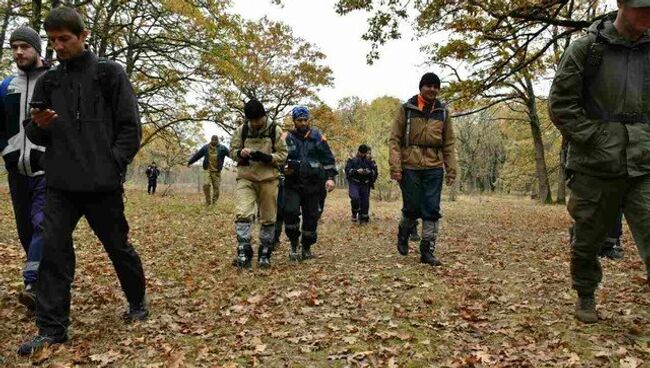 Поиски пропавшего школьника под Горячим Ключом в Краснодарском крае. 23 октября 2017