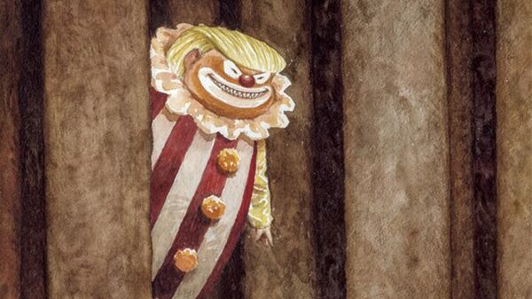 Обложка журнала New Yorker от 30 октября 2017 года с изображением Дональда Трампа в образе клоуна