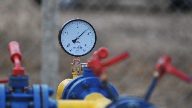 Газовая труба на территории Украины. Архивное фото