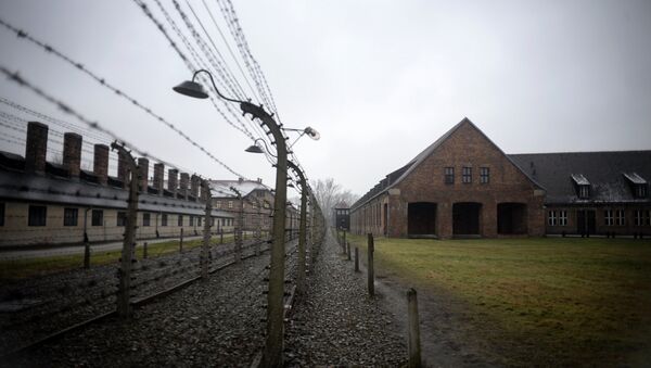 Концентрационный лагерь Аушвиц-Биркенау в Освенциме, на территории которого в 1947 году был создан музей. Архивное фото