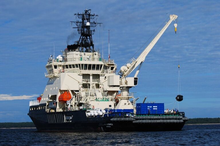 Государственные испытания новейшего ледокола Илья Муромец