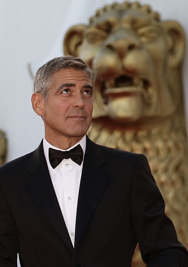 Джордж Клуни на 65-м Международном венецианском кинофестивале