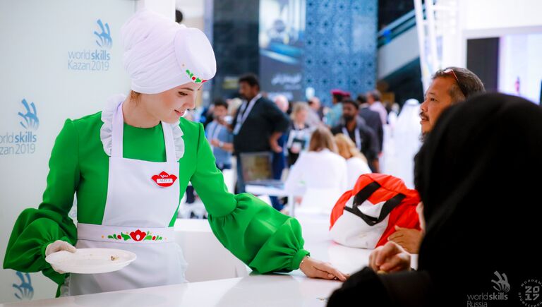 Стенд WorldSkills Kazan 2019. Презентация национальной выпечки