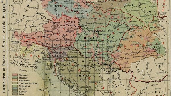 Границы австро-венгерской империи в 1911 и после Первой мировой войны