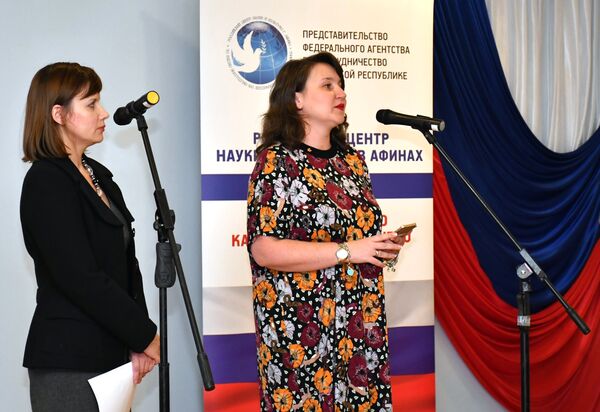 Открытие выставки победителей конкурса им. Андрея Стенина в Афинах Открытие выставки победителей конкурса им. Андрея Стенина в Афинах