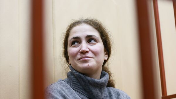 Директор Российского академического молодежного театра Софья Апфельбаум в Басманном суде Москвы. 27 октября 2017