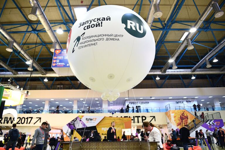 На Russian Internet Week (Неделя российского интернета / RIW) в центральном выставочном комплексе Экспоцентр в Москве