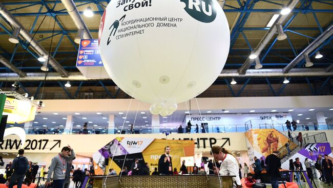 На Russian Internet Week (Неделя российского интернета / RIW) в центральном выставочном комплексе Экспоцентр в Москве