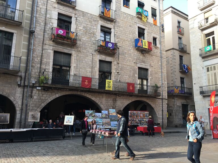 На улице Жироны На улице Жироны