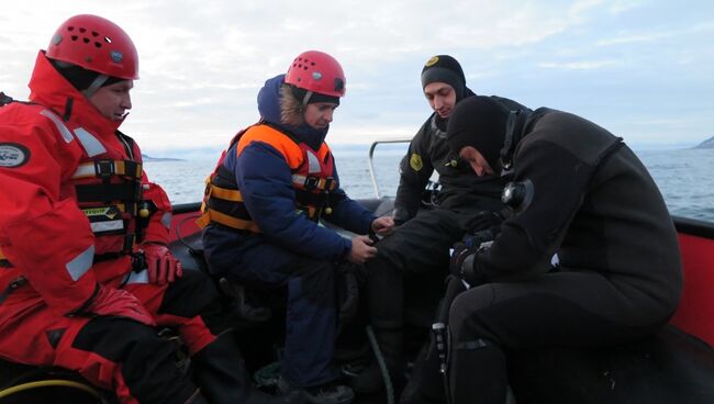 Поисково-спасательные работы у архипелага Шпицберген. 1 ноября 2017