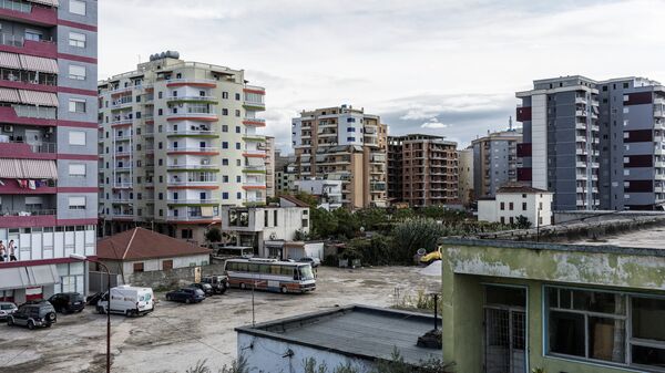 Один из районов города Фир в Албании. Архивное фото