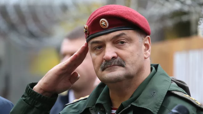 Первый заместитель директора Федеральной службы войск национальной гвардии РФ - главнокомандующего войсками национальной гвардии России генерал-полковник Сергей Меликов