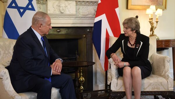 Встреча премьер-министров Великобритании и Израиля Терезы Мэй и Биньямина Нетаньяху, Лондон. 2 ноября 2017