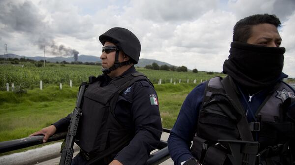 Сотрудники полиции в Мексике