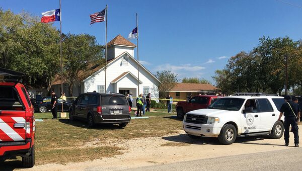 Ситуация у церкви в Сатерленд Спрингс, Техас. 5 ноября 2017