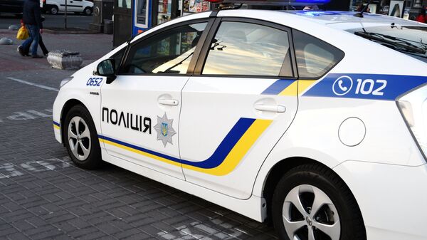 Автомобиль украинской полиции