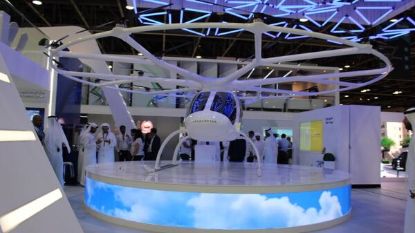 Аэротакси на выставке GITEX-2017 в Дубае